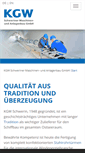 Mobile Screenshot of kgw-schwerin.de