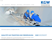 Tablet Screenshot of kgw-schwerin.de